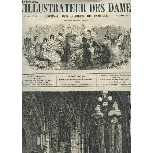 L'illustrateur Des Dames - 2e Année - N°52 - 28 Déc 1862 / Eveque Grec / L'abbaye Blanche Ou L'art Francais En Orient / Les Deux Coquetterie / Cravate En Mousseline Blanche / Manche A ...