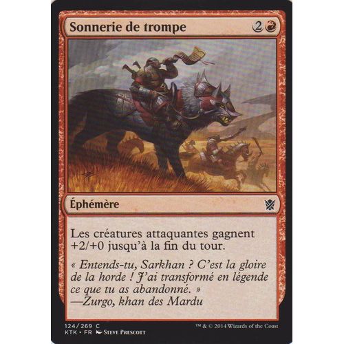 Foil Sonnerie De Trompe - Magic Mtg - Khans De Tarkir