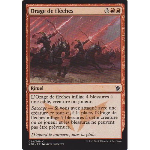 Foil Orage De Flèches - Magic Mtg - Khans De Tarkir 