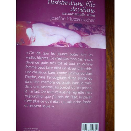 Histoire D'une Fille De Vienne Racontee Par Elle Meme
