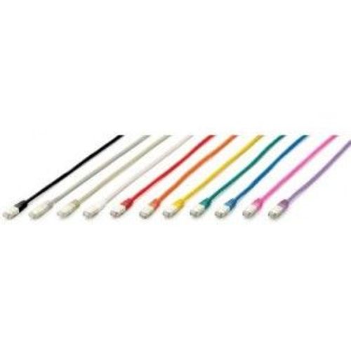 equip - Cordon de raccordement - RJ-45 (M) pour RJ-45 (M) - 2 m - Paire torsadée blindée (SSTP) - CAT 6 - sans halogène, moulé, bloqué - violet