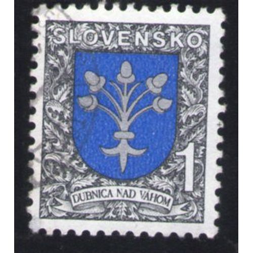Slovaquie 1993 Oblitéré Used Stamp Blason De La Ville De Dubnica Nad Váhom