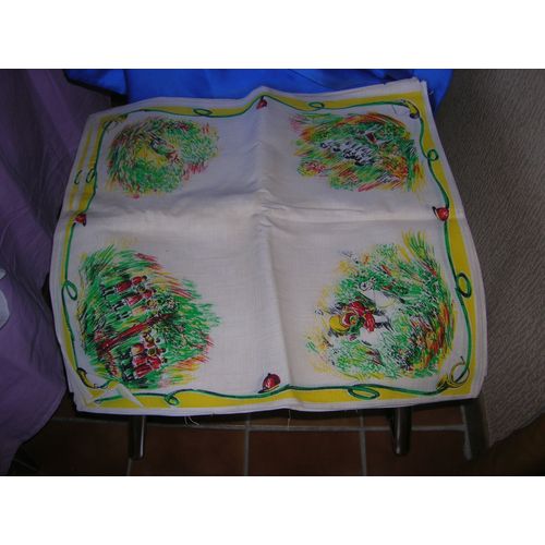 Lot De 12 Serviettes De Tables 50 X 46 Cm.