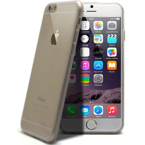 Caseink - Coque Semi Rigide Gel Ultra Fine 0.5mm Crystal Clear Transparente Pour Iphone 6 (4.7)