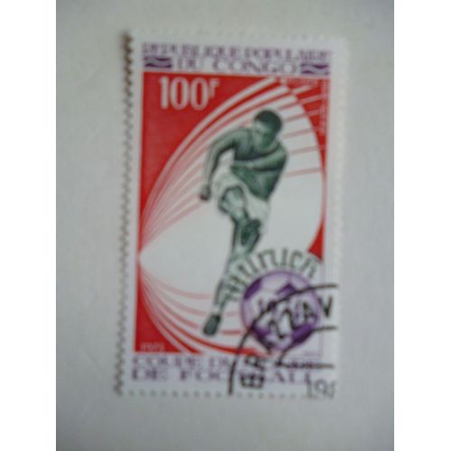 Timbre "Congo :Coupe Du Monde De Football 1973 : Munich".