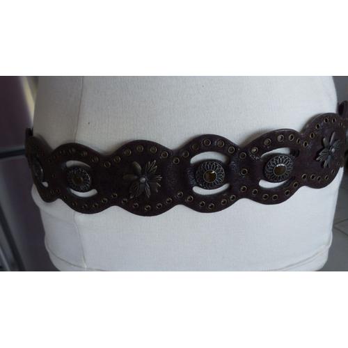 Ceinture Ceinturon Motifs Métalliques Promod 