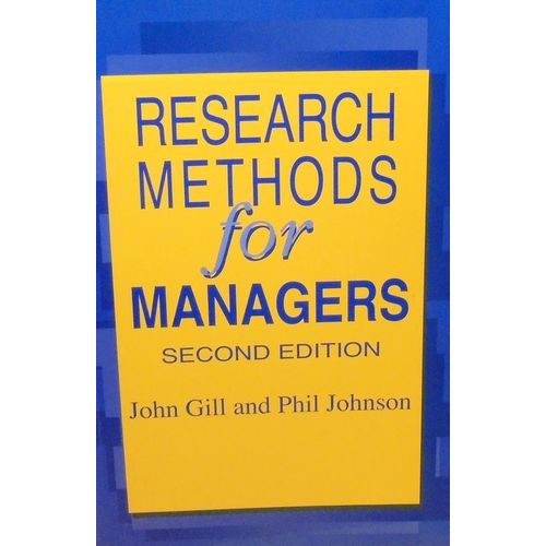 Research Methods For Managers
