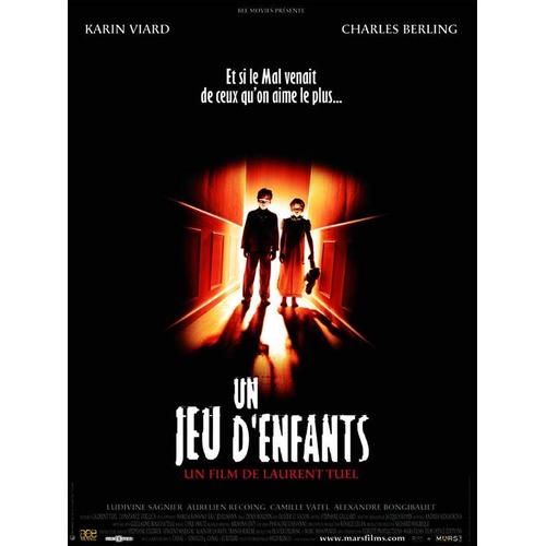 Un Jeu D'enfants - Affiche Originale De Cinéma - Format 120x160 Cm - Un Film De Laurent Tuel Avec Karin Viard, Charles Berling, Ludivine Sagnier, Aurélien Recoing, Camille Vatel - Année 2001