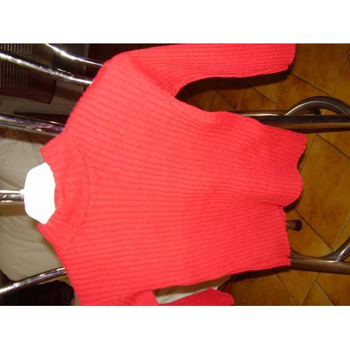 Pull Chaussette Clayeux Rouge 4a