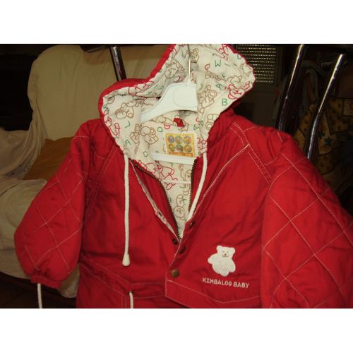 Combinaison Kimbaloo Rouge Chaude 18m