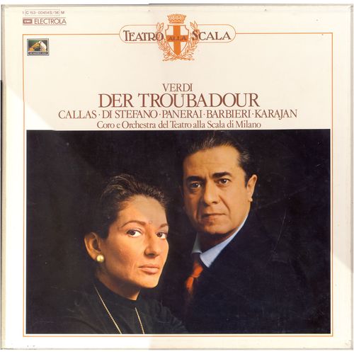 Giuseppe Verdi : Der Troubadour, Il Travatore, Le Trouvère (Der Stimme Seines Herrn    1 C 00454s/56m)