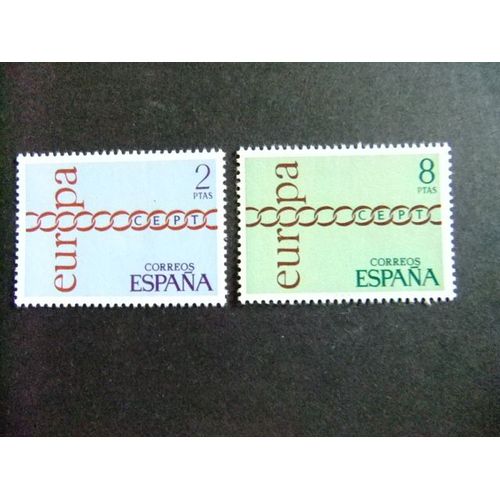 Espagne - España - Año 1971 - Europa - Yvert & Tellier Nº 1686 / 1687 **Mnh