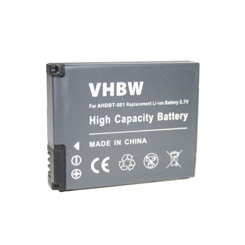 Batterie LI-ION pour GoPro HD Hero Motorsports Hero, Helmet Hero, Surf Hero, GoPro Naked Hero HD, Hero 960 remplaçant AHDBT-001, ABPAK-001, AHDBT-002