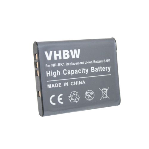 Batterie LI-ION compatible pour SONY Cybershot DSC-S750, DSC-S780, DSC-S950, DSC-W180 / DSC-W190 / DSC-W370 remplace NP-BK1 / NP-FK1
