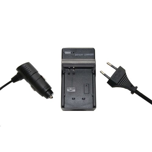 Kit De Chargeurs Secteur + Allume-Cigare Pour Batteries Samsung Bp70a, Bp-70a A, Adapté Notamment Aux Es73, Wb30f, Wp10, St60, St70