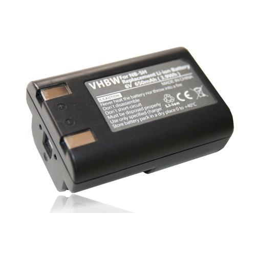 vhbw Batterie 650mAh (6V) compatible pour Canon Powershot A5 (zoom), A50, D350, S10, S20, A 50, D 350, S 10 20 remplace NB-5H, NB5H.