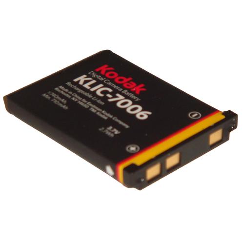 Batterie Li-Ion 710mAh (3.6V) pour appareil photo Kodak série EasyShare, par ex. M530, M550, M575, M580, M883, etc. Remplace la batterie : Klic-7006.
