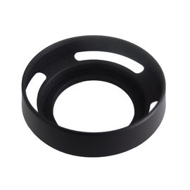 vhbw Pare-soleil pour objectif 43mm - Cache, noir, métal, rond