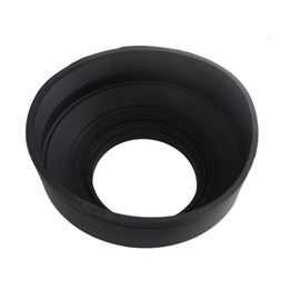 Pare-soleil flexible 55mm pour appareil photo Canon Casio Pentax Olympus Panasonic Sony Nikon Ricoh Sigma Tamron Samsung Fuji Minolta Kodak