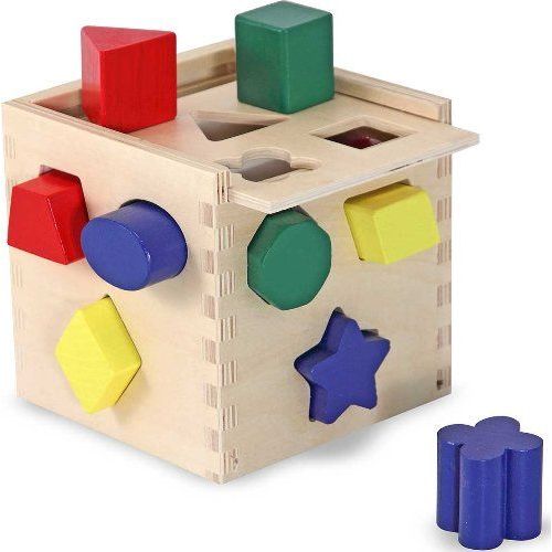 Melissa & Doug Loisir Créatif - Cube De Tri De Formes 12 Pieces