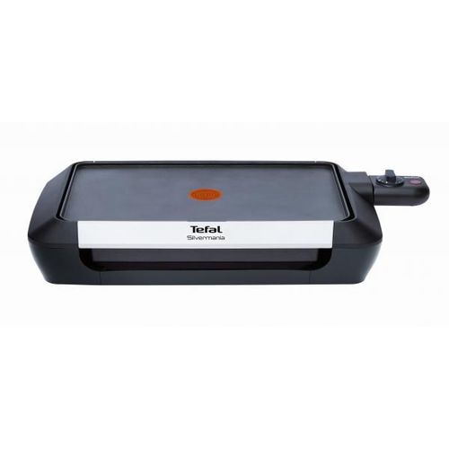 Tefal Silvermania CB670801 - Plancha -électrique - 900 cm ² - argent/noir