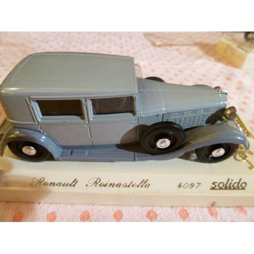 Renault Reinastella Type Rm2 Solido ( France) - 1934 - N° 4097 -Solido Age D'or  - Echelle 1/43 - Solido ( France) - Modèle En Métal - Ref 4004 - Modèle Vintage D'époque - Made In France -Solido