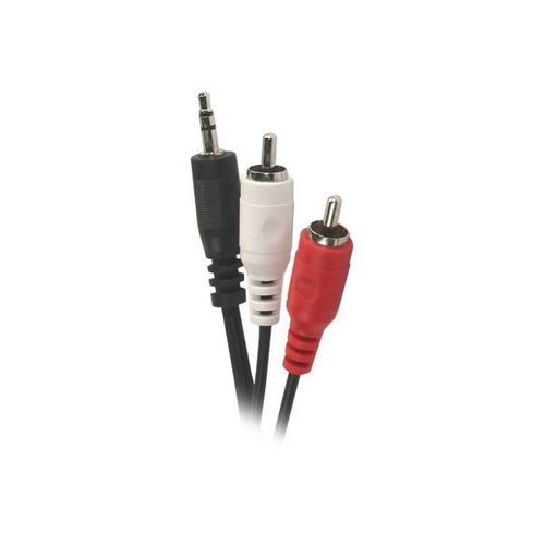 APM - Câble audio - mini jack stéréo (M) pour RCA (M)