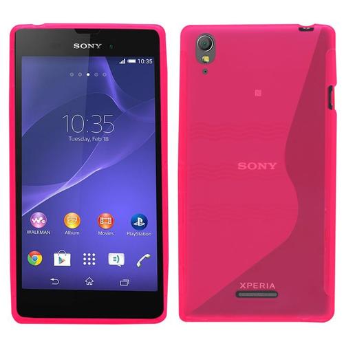 Samrick 's' Wave Hydro Gel Etui Pour Sony Xperia T3- Rose (Pink)