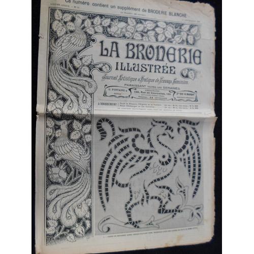 La Broderie Illustrée N° 35 De 1907