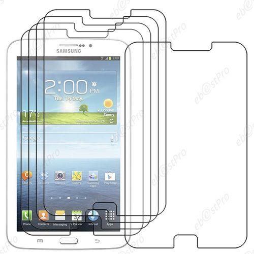 Ebeststar ® Lot X5 Film Protection D'écran Anti Rayures Protecteur Transparent Pour Samsung Galaxy Tab 3 7.0 Sm-T210 / Gt-P3210 P3200