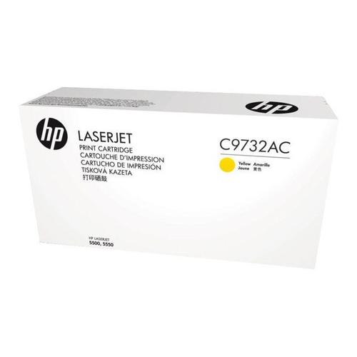 HP C9732AC - Jaune - originale - LaserJet - cartouche de toner ( C9732A ) Contract - pour Color LaserJet 5500, 5550