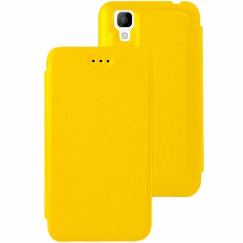 Etui Folio Articulé Mocca Design Wiko Sunset Jaune