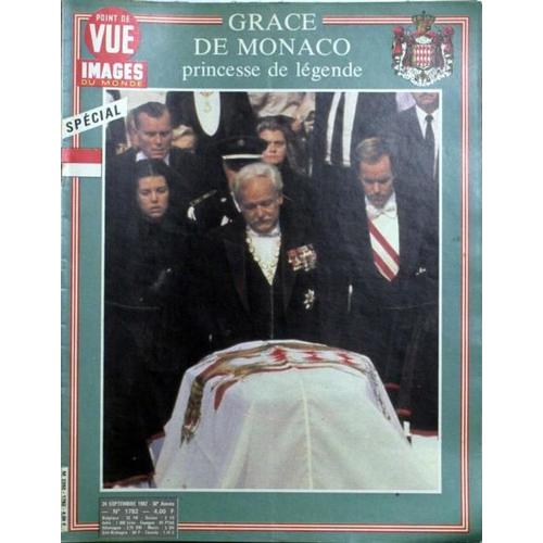 Point De Vue Images Du Monde N° 1782 Du 24/09/1982 - Grace De Monaco - Princesse De Legende.