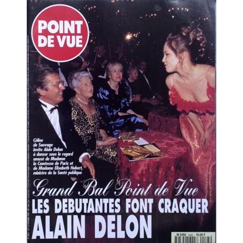 Point De Vue N° 2465 Du 31/10/1995 - Grand Bal Des Debutantes - Celine De Sauvage Invite Alains Delon A Danser - La Comtesse De Paris - Madame Elisabeth Hubert.