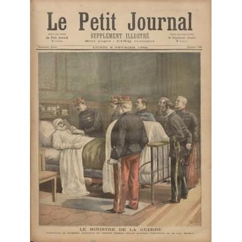 Petit Journal Supplement Illustre (Le) N° 168 Du 05/02/1894 - Le Ministre De La Guerre Remise De La Medaille Militaire Au Clairon Goblet Blesse Durant L'incendie De La Rue Richer Charite Des Etudiants L'oeuvre De La Butte Aux Cailles