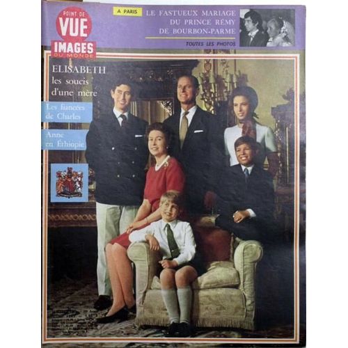 Point De Vue Images Du Monde N° 1282 Du 16/02/1973 - A Paris - Mariage Du Prince Remy De Bourbon-Parme. Elisabeth - Les Fiancees De Charles. Anne En Ethiopie.
