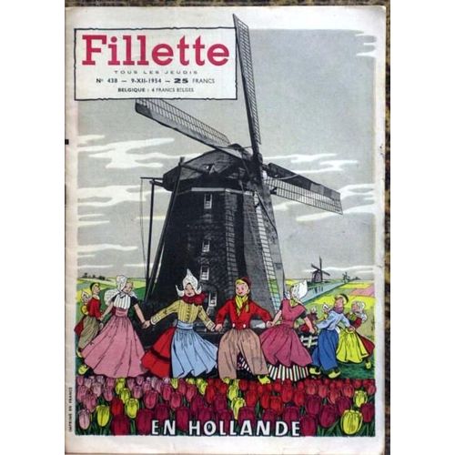 Fillette N° 438 Du 09/12/1954 - En Hollande.