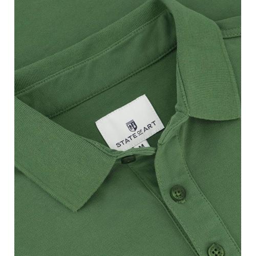 State Of Art Polo Piqué Vert Taille L