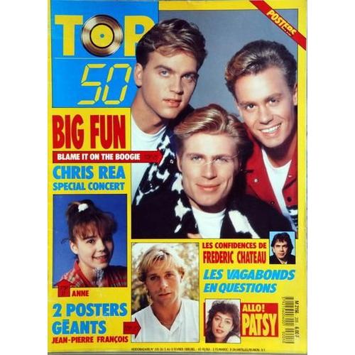 Top 50 N° 205 Du 03/02/1990 - Big Fun - Blame It On The Boogie - Chris Rea - Frederic Chateau  - Les Vagabonds En Questions - Patsy - Anne - Jean-Pierre Francois