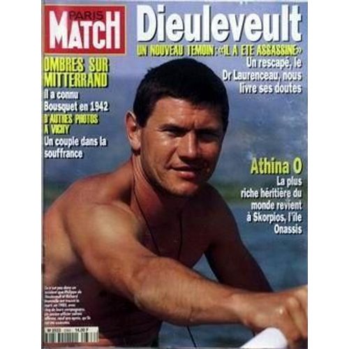 Paris Match N° 2366 Du 29/09/1994 - Dieuleveult   -   Il A Ete Asssassine  -  Ombres Sur Mitterrand  -   Vichy  -  Athina Onassis Revient A Skorpios. Athina Heriti-Åre Onassis Crazy Horse Adieu -Å Alain Bernardin Emmanuelle Laborit Haro Sur La Pap...