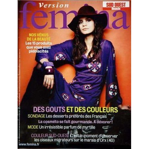 Version Femina N° 184 Du 09/10/2005 - Nos Venus De La Beaute - Des Gouts Et Des Couleurs.