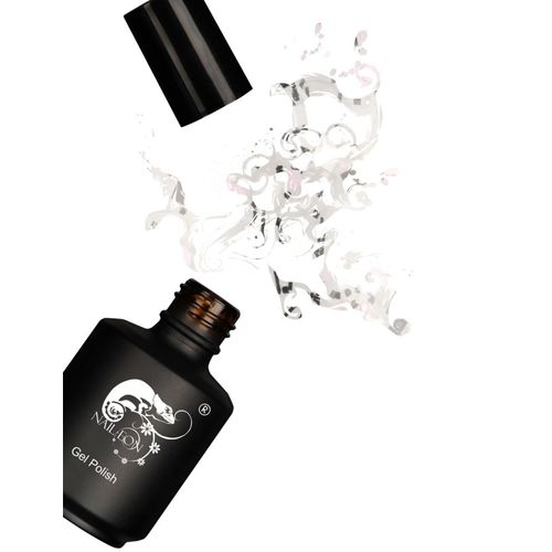 Nail Eon - Noir Blanc - Vernis Gel - Semi Permanent Nail Art - French Manucure 