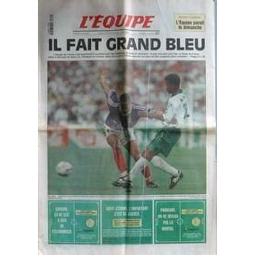 Equipe (L') N° 16209 Du 19/06/1998 - Coupe Du Monde De Foot.