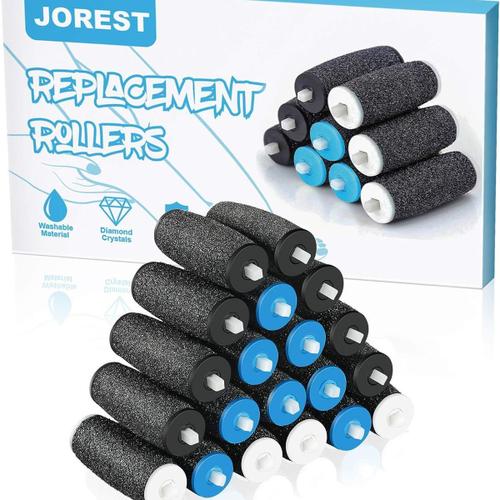 Recharges De Tête De Rouleau De Rechange Scholl Velvet Smooth Pedi Pour L'électrique Goodnice