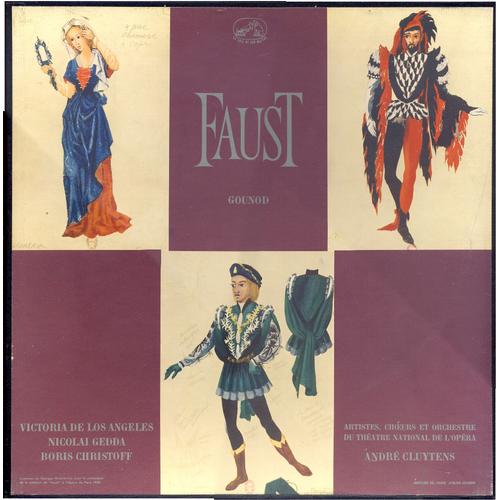 Charles Gounod : Faust (La Voix De Son Maître   2 C 165-003695/8)