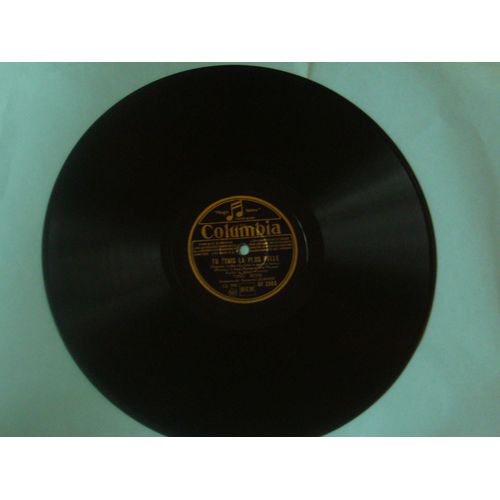 Disque 78 Tours - Tu Étais La Plus Belle + Quand Tu Reverras Ton Village Par Tino Rossi Accomp. De L'orchestre De Raymond Legrand