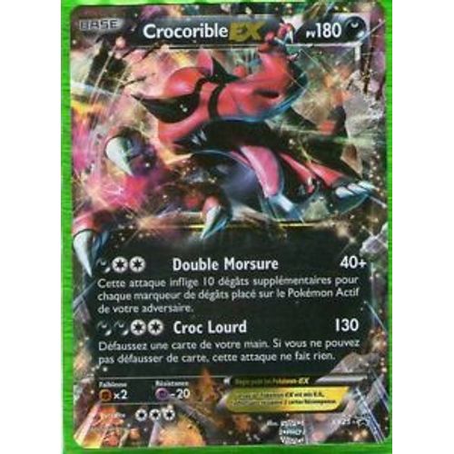 Carte Pokemon Ex Crocorible  Xy25  (Française)