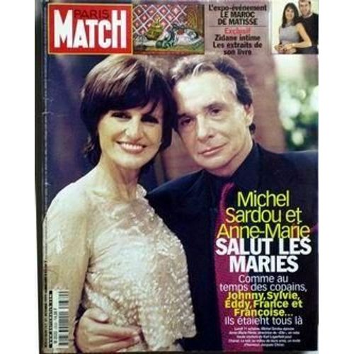Paris Match N° 2630 Du 21/10/1999 - Expo   -   Le Maroc De Matisse  -  Zidane   -   Les Extraits De Son Livre  -  Michel Sardou Et Anne-Marie Se Marient   -   Johnny   -   Sylvie   -   Eddy   -   France Et Francoise.