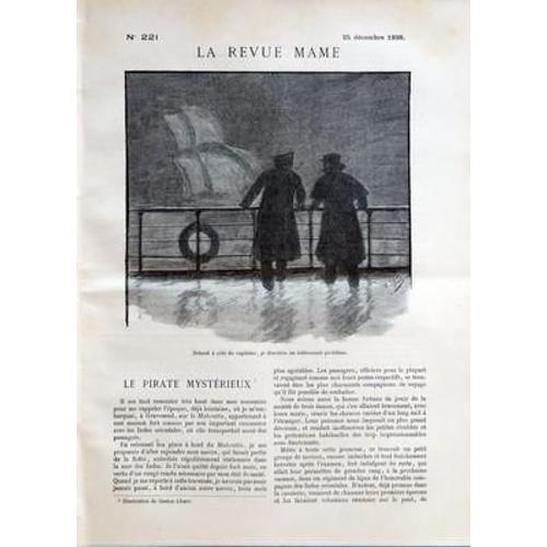 Revue Mame (La) N° 221 Du 25/12/1898 - Le Pirate Mysterieux  -   Illustration De Gaston Lhuer - Georges Brunel - Les Origines De L'opera-Comique