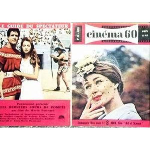 Cinema N° 45 Du 01/04/1960 - 60  -   Emmanuele Riva Dans Le 8eme Jour  - Les Derniers Jours De Pompei   -   Film De Mario Bonnard  -   Avec Steve Reeves  -   C. Kaufmann  -   Barbara Carroll Et A.M. Baumann  -   De Bulwer Lytton.